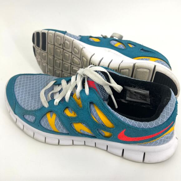 Nike Mens U.S. Size 8 Free Run 2 Cyber Teal Shoes Pre Owned - Picture 8 of 8